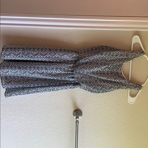 Black and white dress